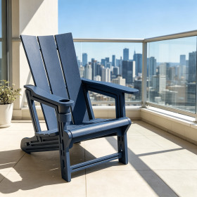Chairs with Cup Holder Comfortable Garden Furniture Weather Resistant Outdoor Seating with Cup Holder