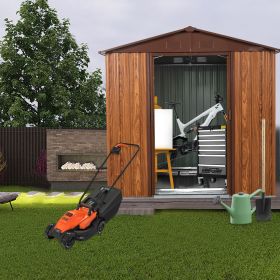 6ft x 6ft Outdoor Metal Storage Shed with Metal Foundation ,With window (Upgraded Version W540S00089)