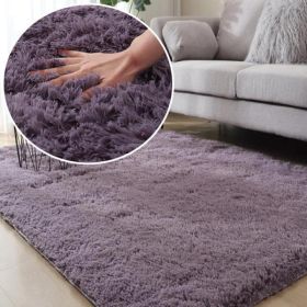 Plush Girl's Room With Tatami Mats Beside The Bed (Option: Purple-100x200cm)