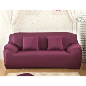 Solid Corner Sofa Covers Couch Slipcovers Elastica Material Sofa Skin Protector Cover Sofa Armchair (Option: 18-Quadruple seat)
